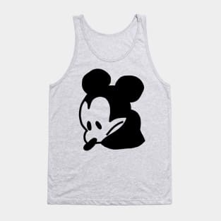 Steamboat Willie Portrait Very Sad Mouse Tank Top